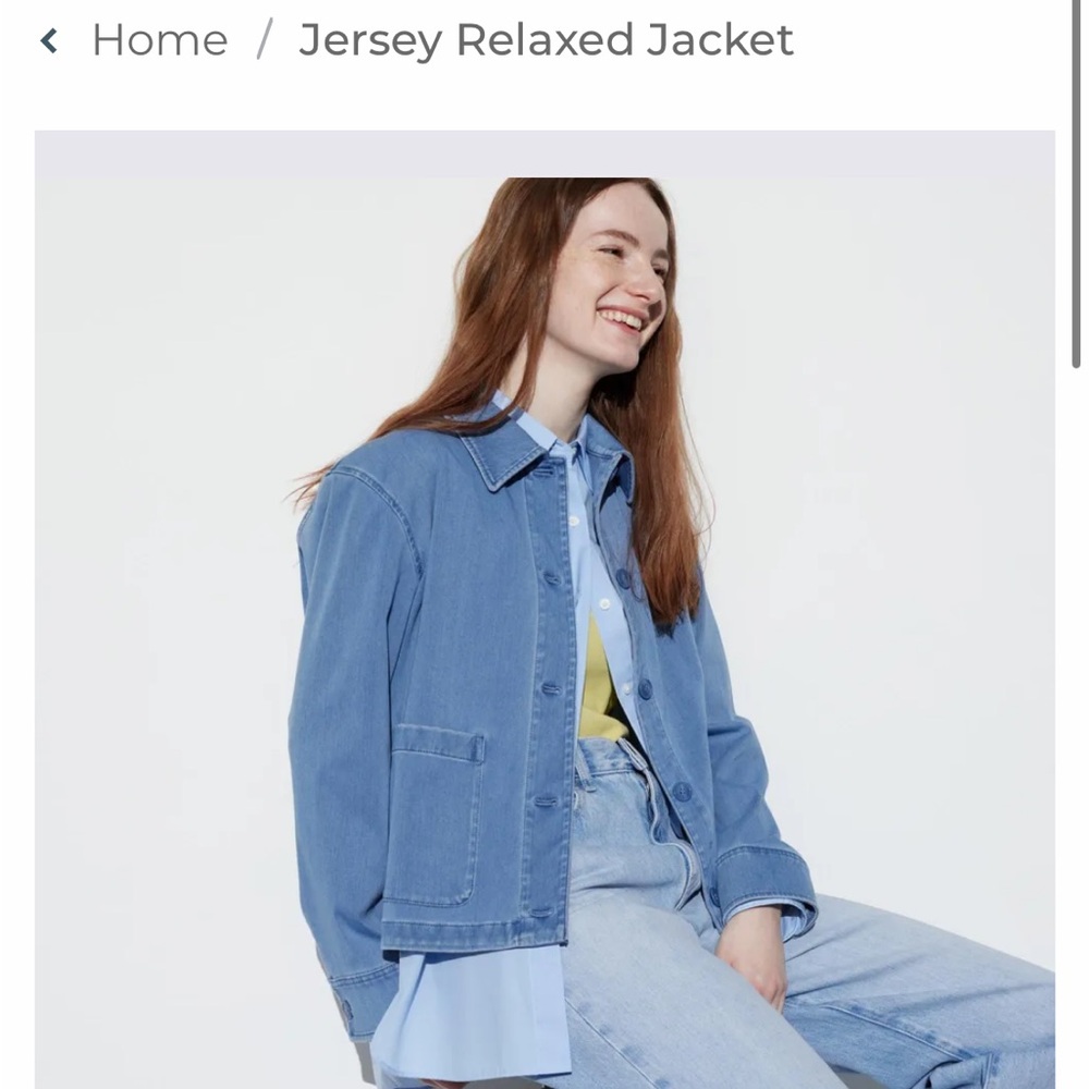 Uniqlo relaxed jacket